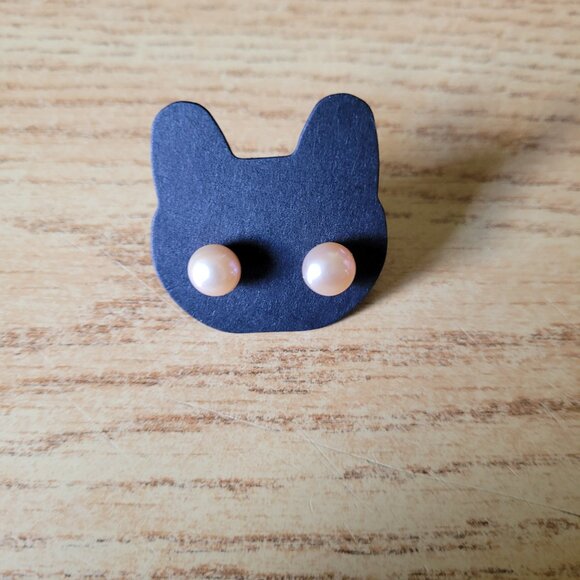 Set of 5 Akoya Pearl Stud Earrings - Picture 2 of 6